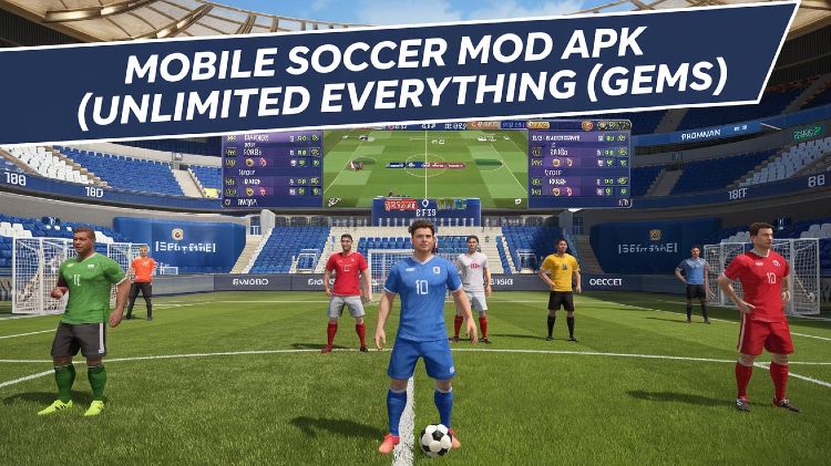 Mobile Soccer Mod Apk Unlimited Everything (Money, Gems)